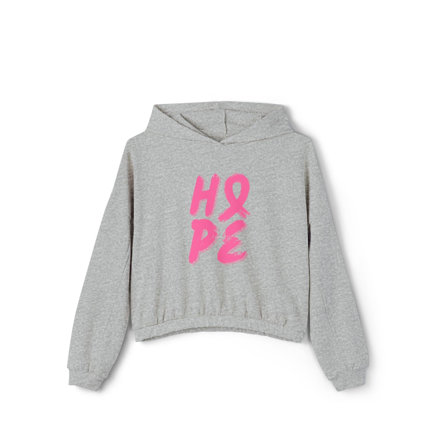 Women's Breast HOPE! Cinched Bottom Hoodie